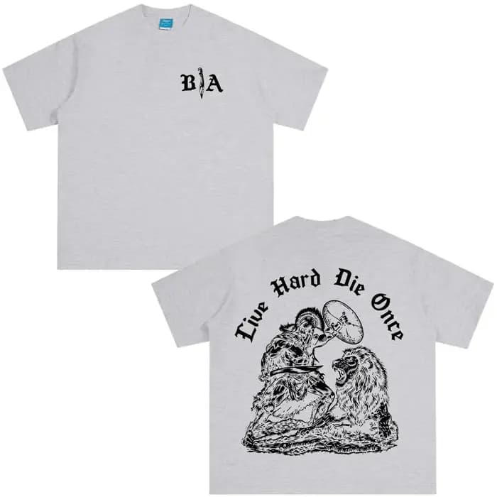 T-shirt à manches courtes en pur coton pour hommes et femmes
