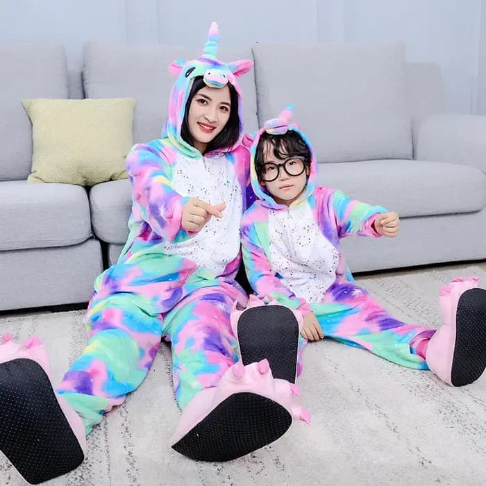 Licorne Anime Pyjamas ensemble femmes hommes unisexe dessin