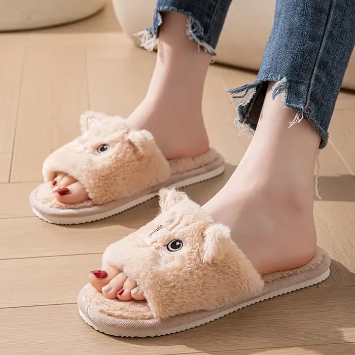 Nouvelles pantoufles moelleuses unisexe pour femme et fille