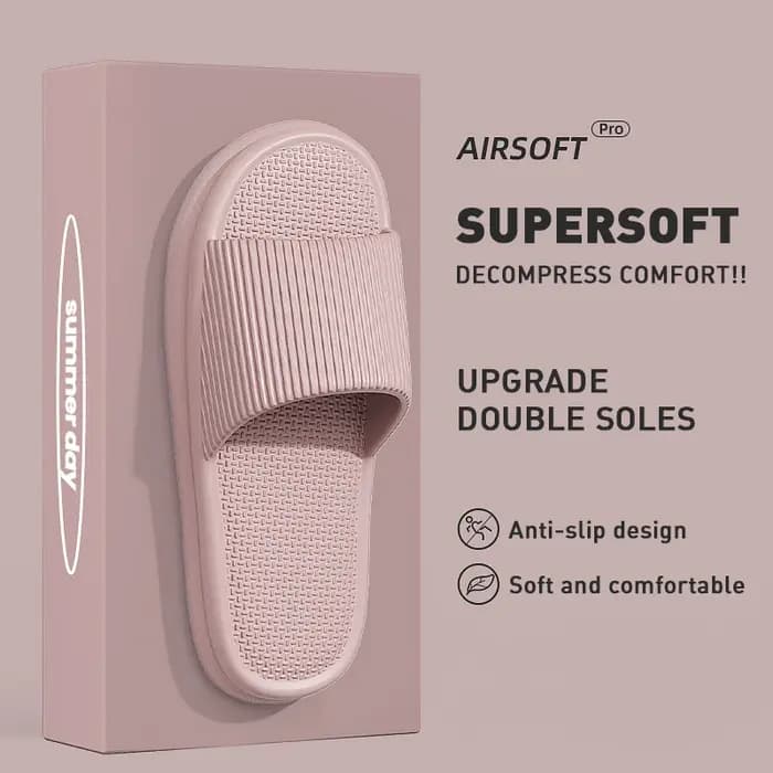 Jolies pantoufles d'été de couleur unie pour femmes et hommes, diapositives de salle de bain EVA ant