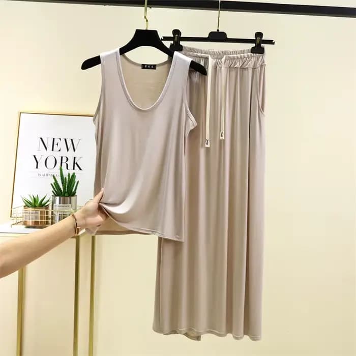 Pyjama pour femmes, nouveau ensemble de vêtements de nuit d'été confortable en modal