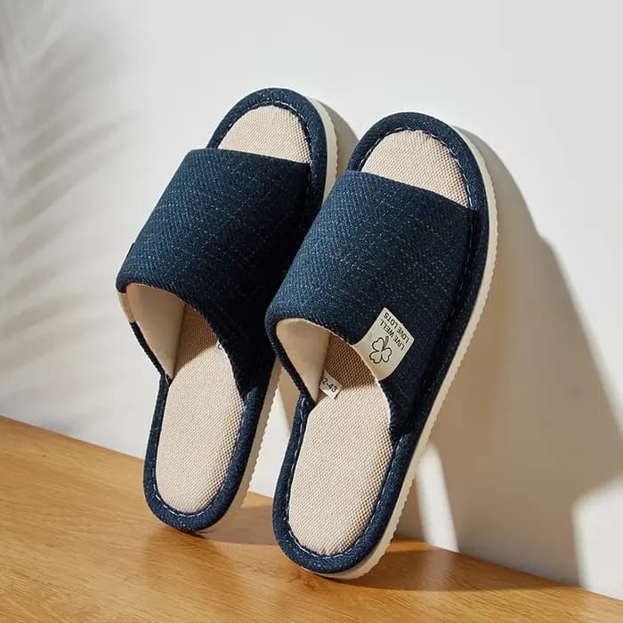 Pantoufles en lin pour hommes