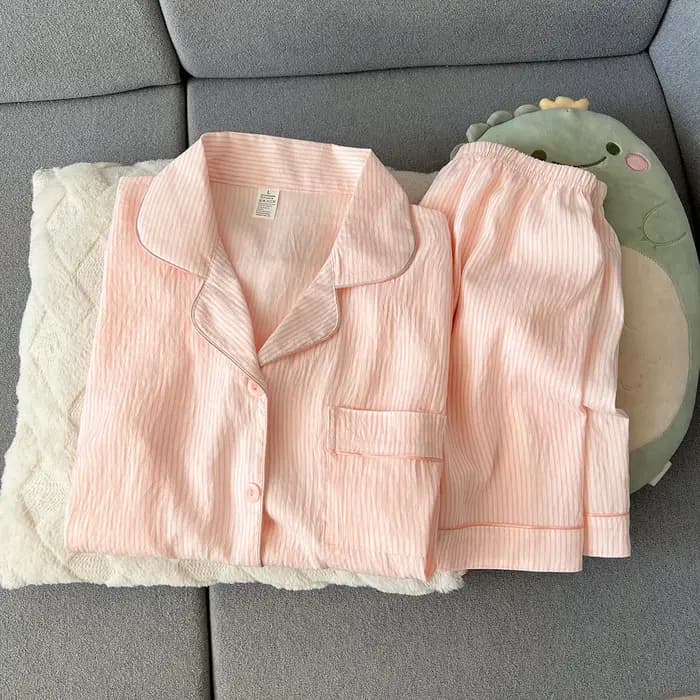Pyjama doux à motif de dessin animé pour femmes