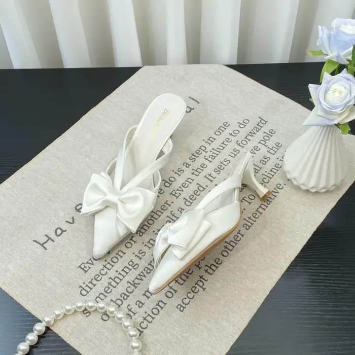 Mules roses style féerique pour femme