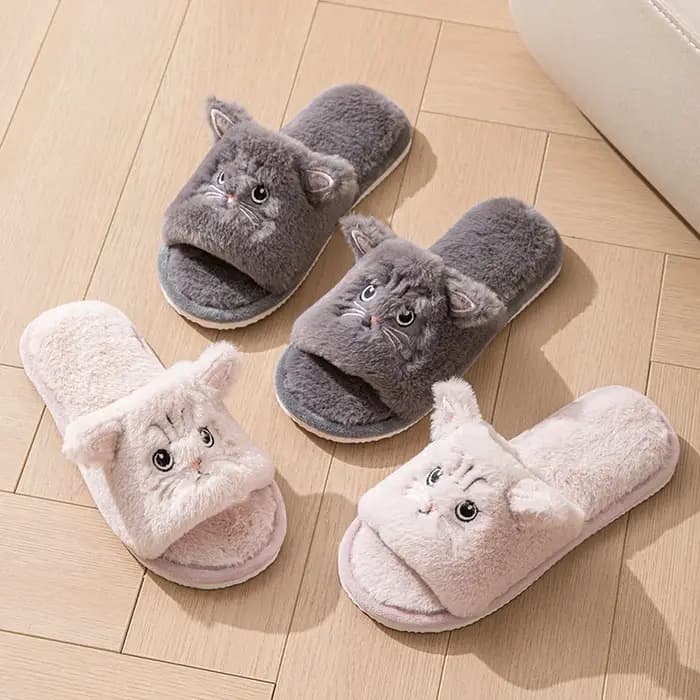 Nouvelles pantoufles moelleuses unisexe pour femme et fille