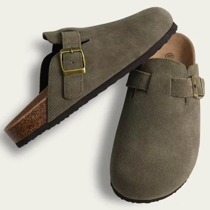 Pantoufles pour hommes mode rétro sabots en liège hommes Mules chaussure avec Support de voûte plant