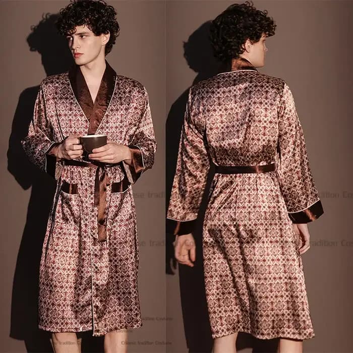 Peignoir d'été fin pour hommes