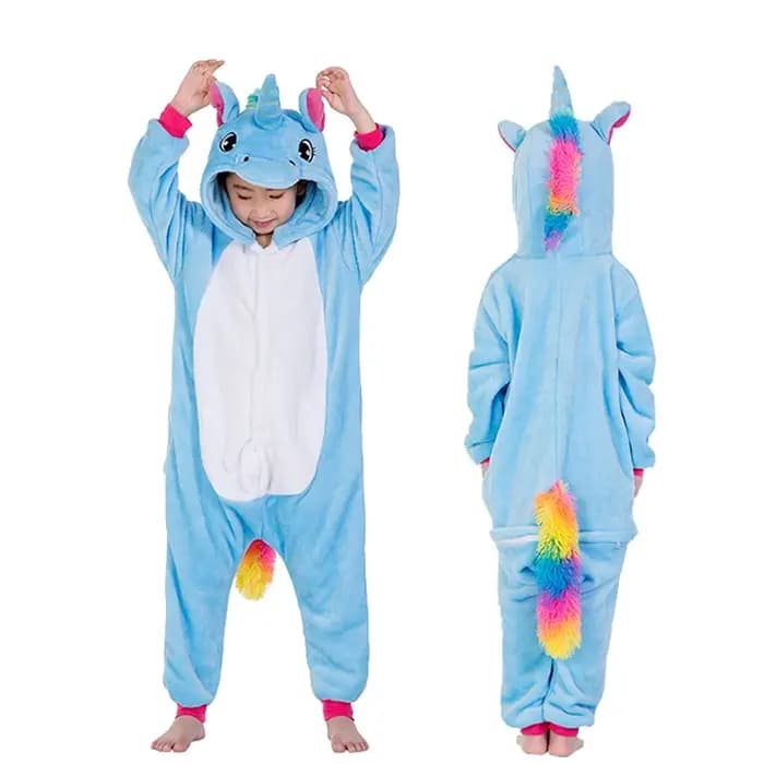 Licorne Kigurumi Onesies Pyjamas Animal Cosplay pour Enfants Chat
