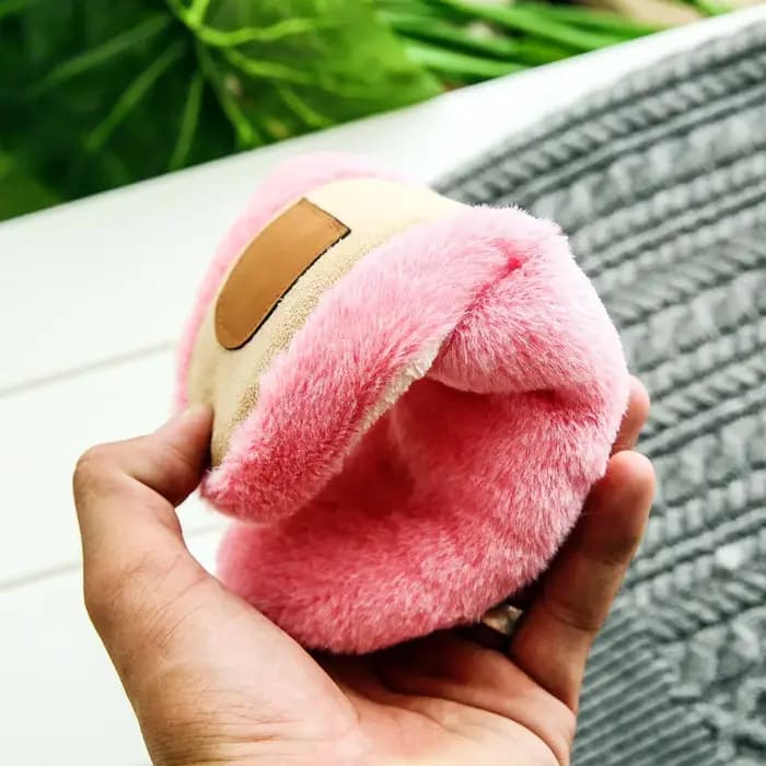 Pantoufles de chambre en peluche pour femmes