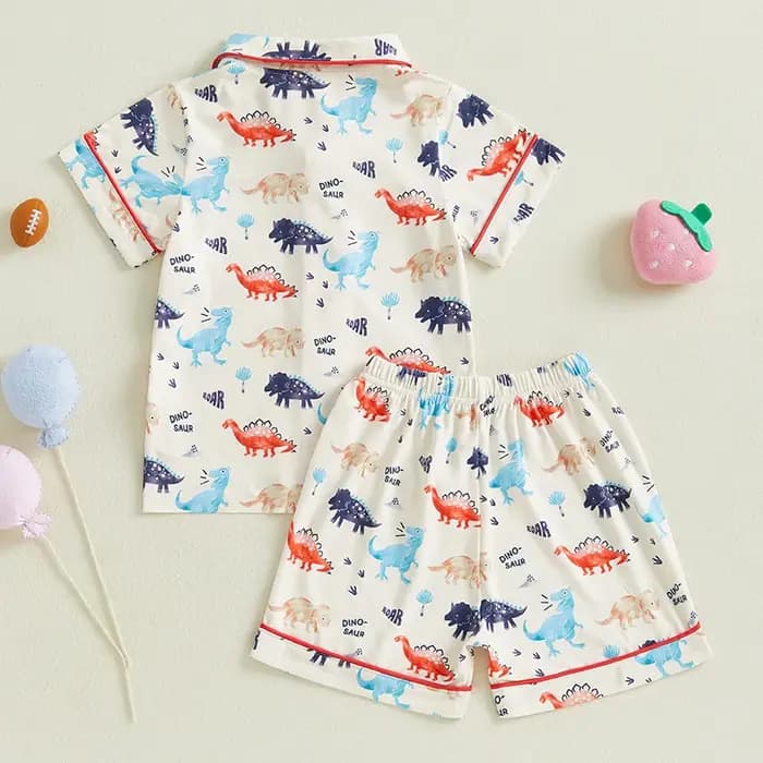 Ensemble pyjama 2 pièces pour enfants filles et garçons