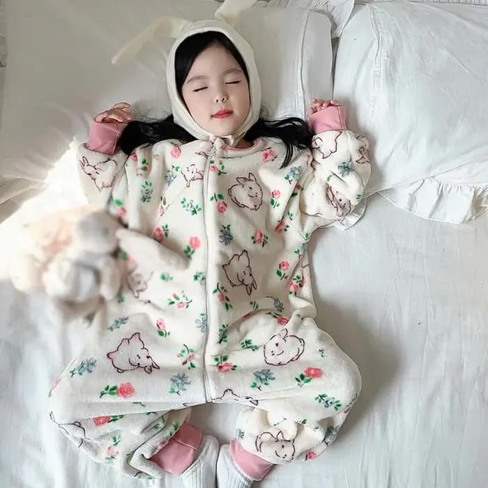 Dessin animé flanelle polaire enfants vêtements de nuit pour bébé