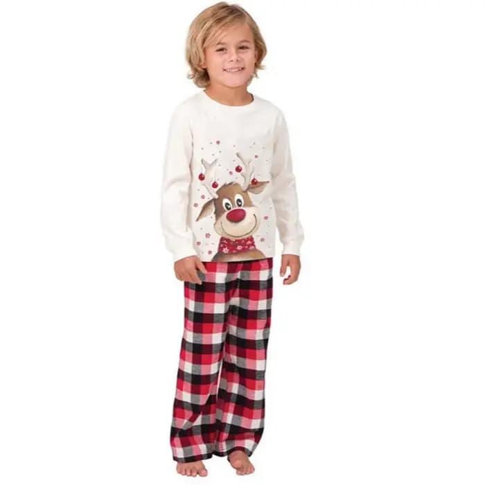 Ensembles de pyjamas assortis pour la famille de Noël