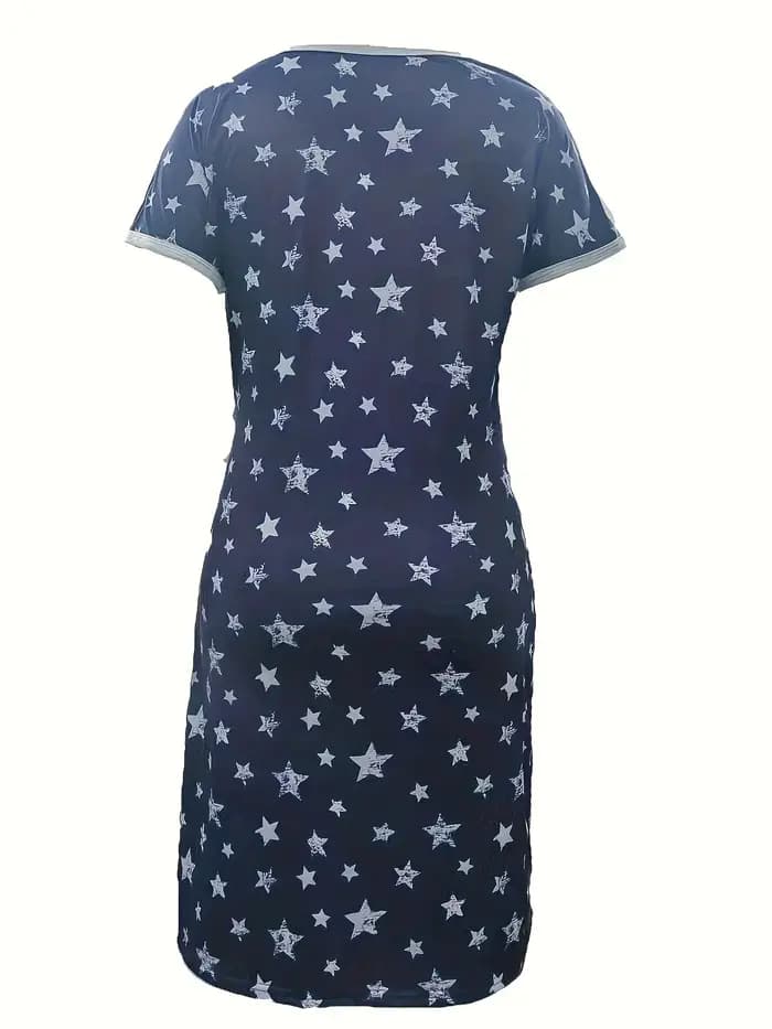 Vêtements de nuit à manches courtes pour femmes