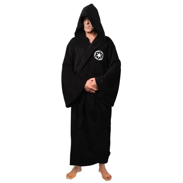 Homme flanelle Robe mâle avec capuche épaisse étoile