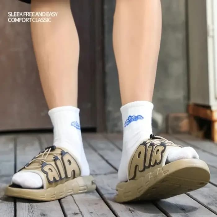 Claquettes de sport pour hommes avec coussin d'air