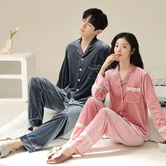 Ensemble de pyjamas de couple pour hommes et femmes