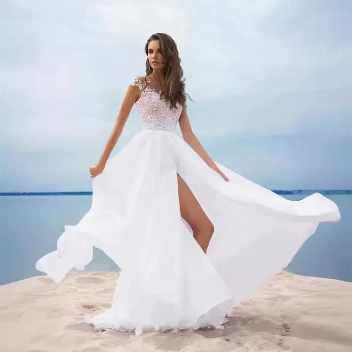 Robe de soirée élégante en dentelle pour femmes