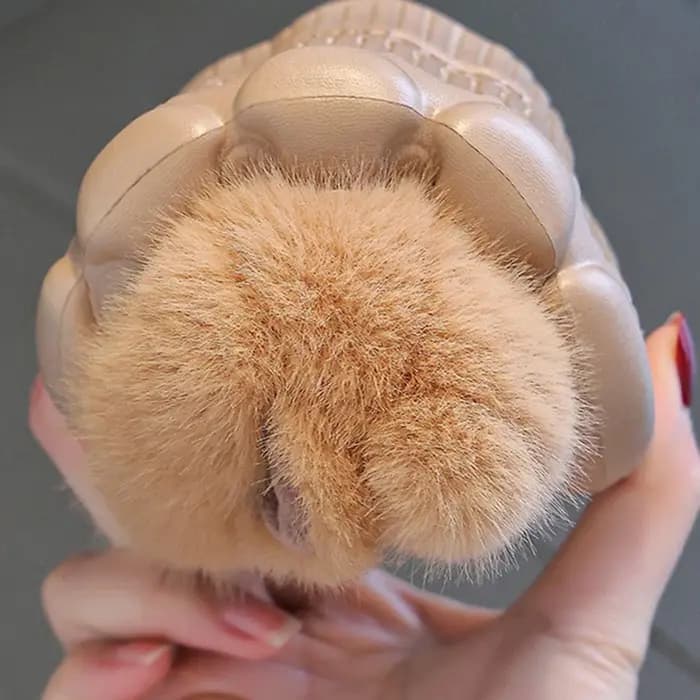 Capybara – pantoufles d'hiver en coton pour enfants
