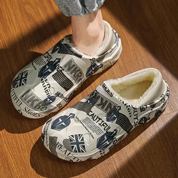 Pantoufles d'hiver en coton pour hommes et femmes