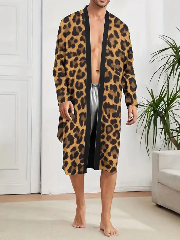 Robe de chambre décontractée pour homme