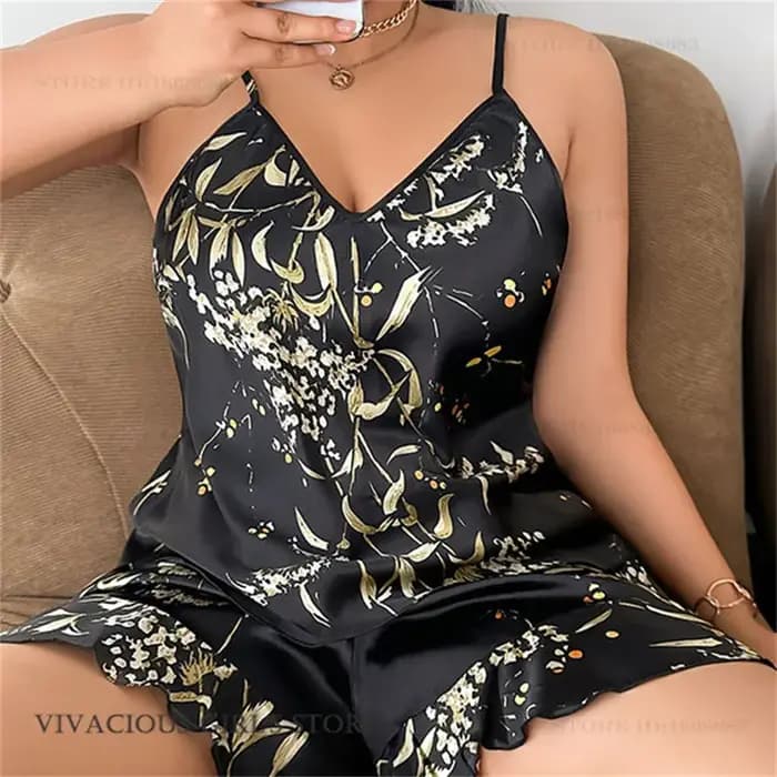 Ensemble de pyjamas pour femmes grandes tailles 3XL 4XL 5XL
