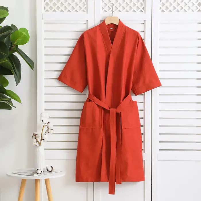 Robe de chambre 100% coton pour femme