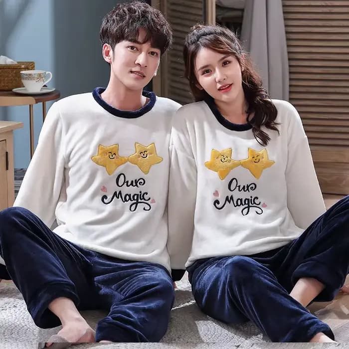 Hiver flanelle Pyjamas ensemble pour femmes homme point Panda dessin animé Pijamas Mujer maison vêtements costumes à