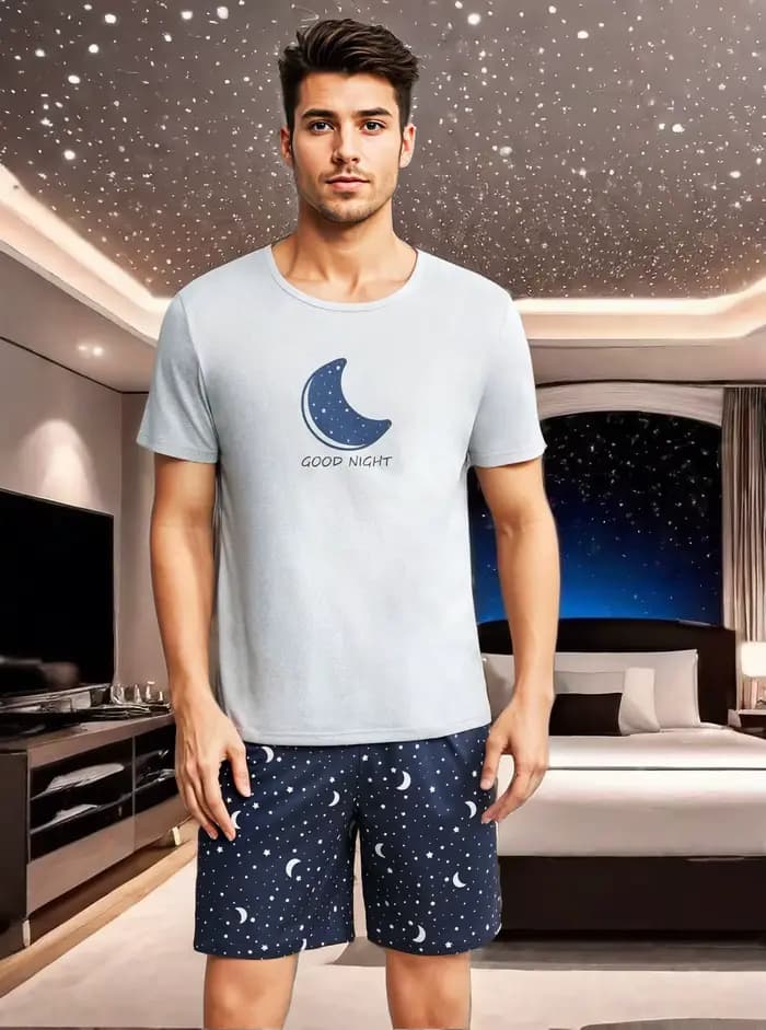 Un ensemble de pyjamas et de vêtements décontractés pour la maison