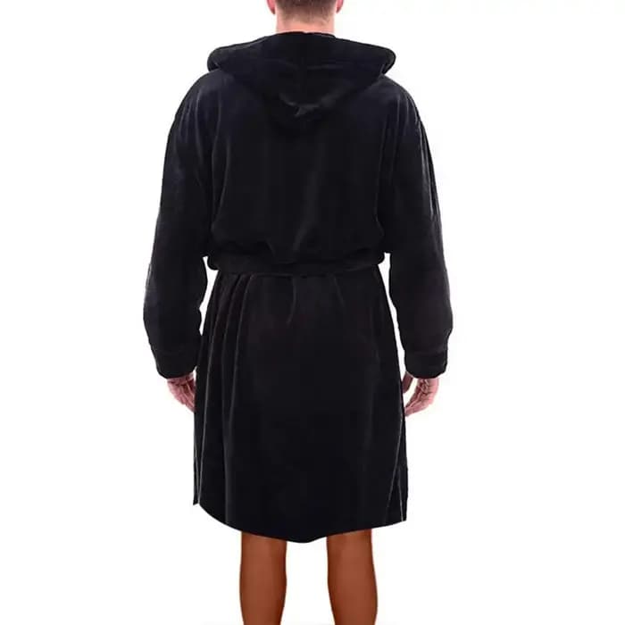 Peignoir Chaud à Capuche et Manches sulfpour Homme