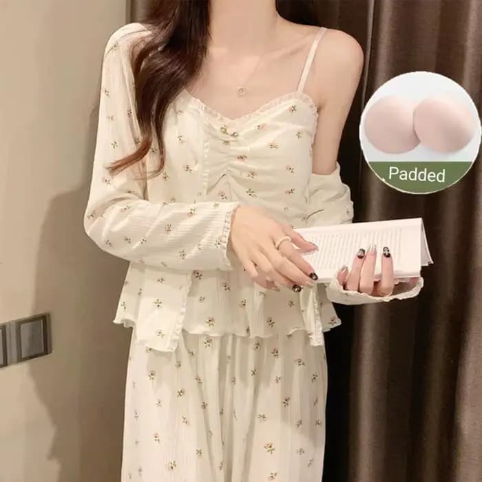 Pyjama à manches longues pour femme