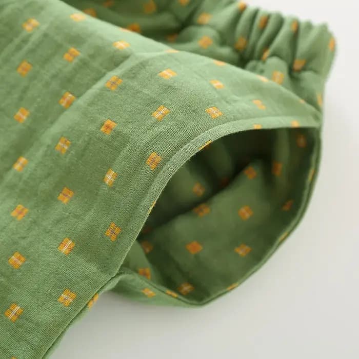 Pyjama double couche en gaze de coton lavé pour couple