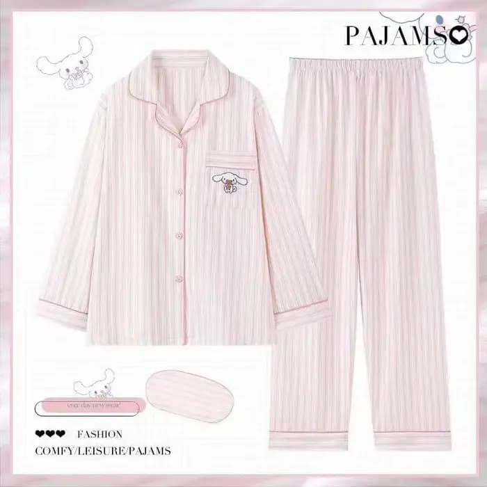 Pyjamas populaires Pompom Purin pour femmes, ensemble de vêtements d'intérieur mignon à manches longues pour le printemps et l'automne, style Ins, pouvant être porté à l'extérieur, pour étudiantes, no