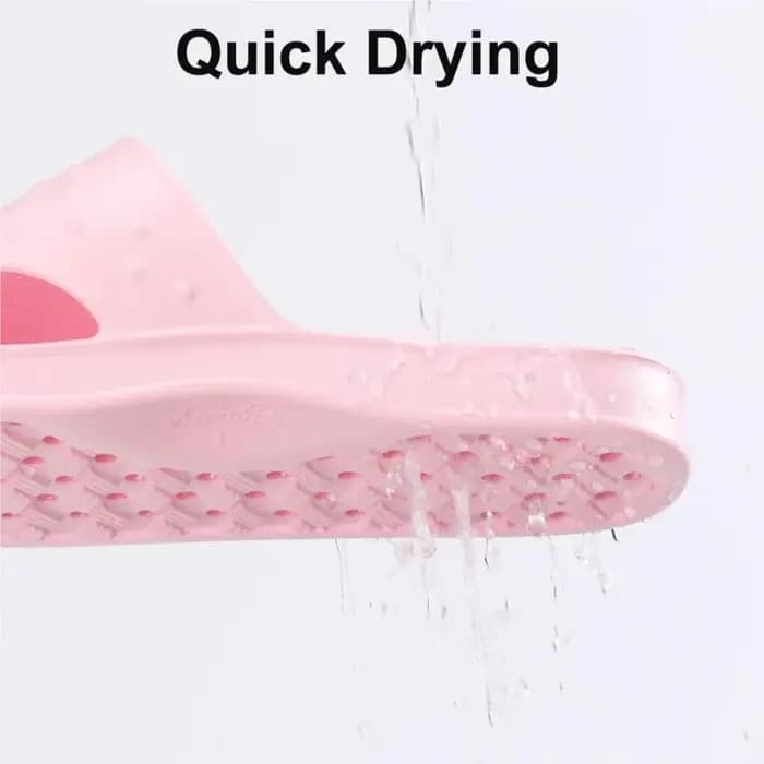 Chaussons de douche super doux Smile pour femmes et hommes