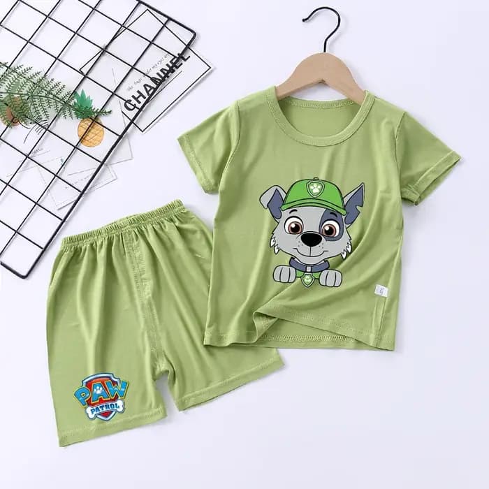 Ensemble de pyjama Paw Patrols Chase Skye, vêtements d'été pour la maison, pyjama de dessin animé Kawaii à manches courtes, vêtements de nuit, cadeaux d'anniversaire