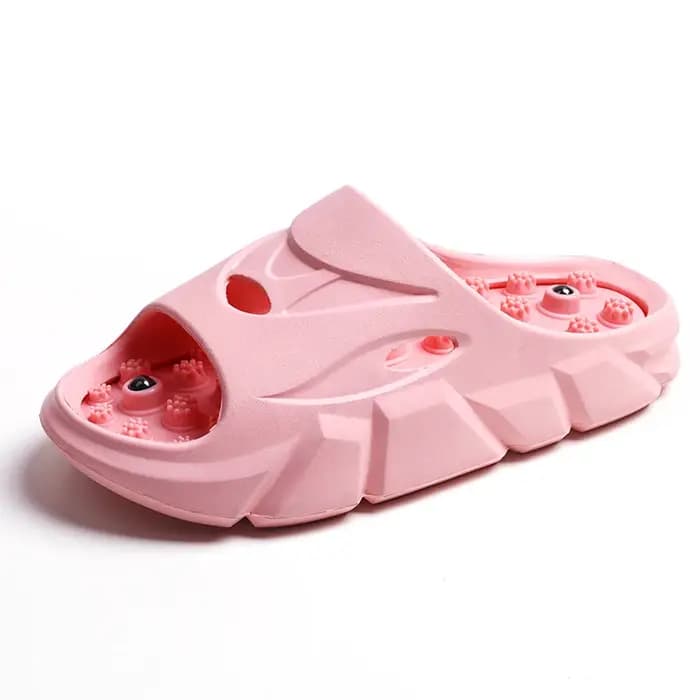 Nouvelles pantoufles shiatsu roses pour femmes, confortables, pantoufles d'intérieur pour femmes, pa