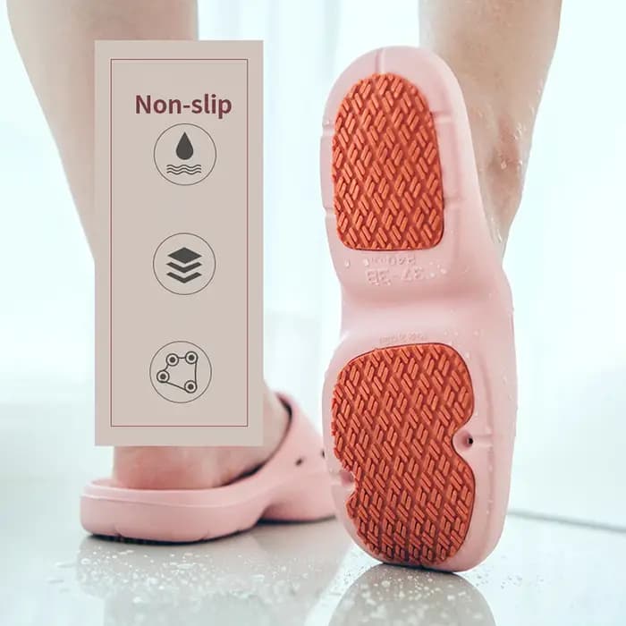 Pantoufles à semelle antidérapante en caoutchouc pour hommes et femmes