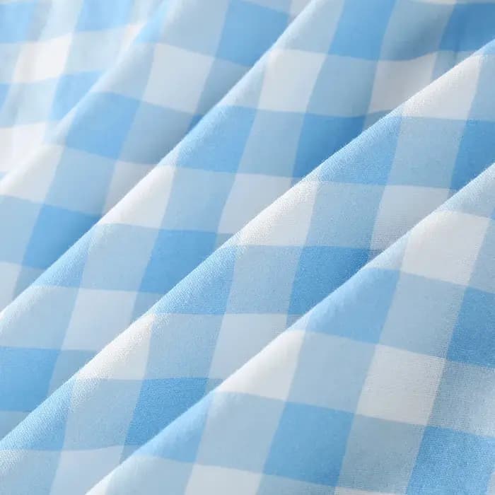 2025 chemise de nuit à carreaux femmes pur coton Double couche gaze vêtements