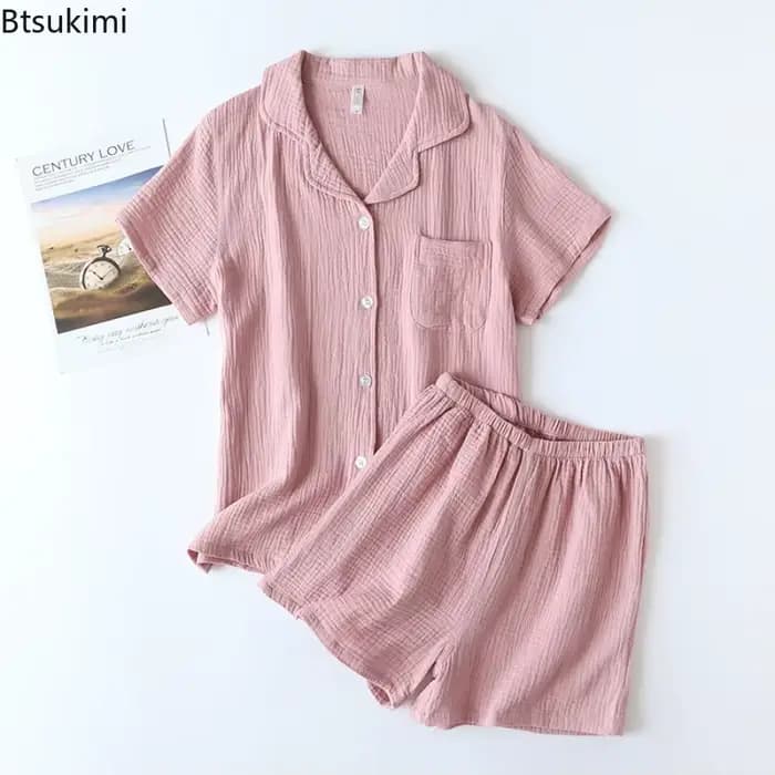 Ensemble pyjama 2 pièces décontracté et tendance pour femme
