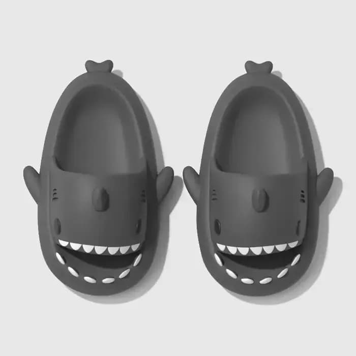 4cm semelle épaisse homme femmes requin pantoufles 2025 été maison anti-dérapant Couple intérieur ménage drôle