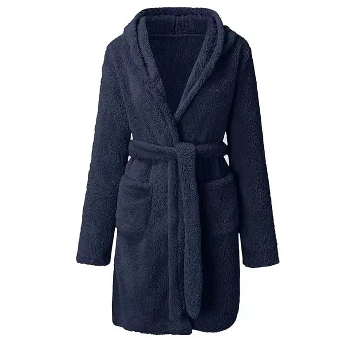 Peignoir en peluche à manches longues pour hommes, robes chaudes d'hiver, vêtements de maison kimono, châle allongé optique, manteau de sourire, Peignoir zones me