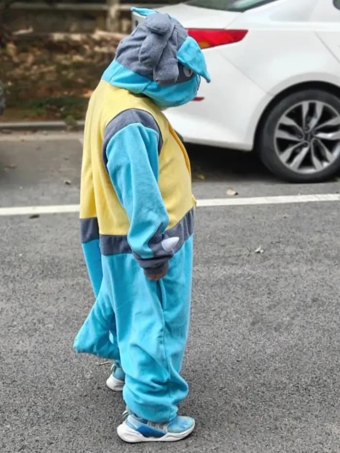 Greninja Onesie Kigurumi Lucario Pyjamas Adulte Cosplay Costume Unisexe Anime Pijamas Halloween