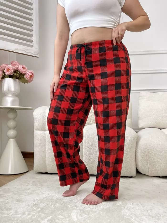 Pantalon de pyjama de Noël pour femmes grandes tailles