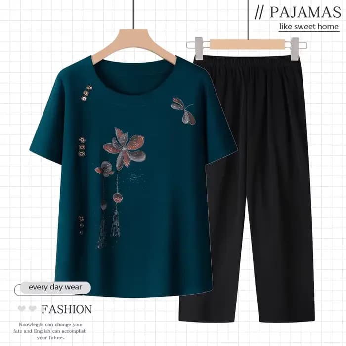 Ensemble de pyjama à manches courtes pour femmes