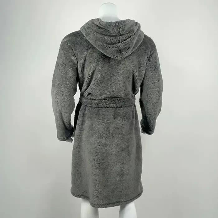 Peignoir en peluche à manches longues pour hommes, robes chaudes d'hiver, vêtements de maison kimono, châle allongé optique, manteau de sourire, Peignoir zones me
