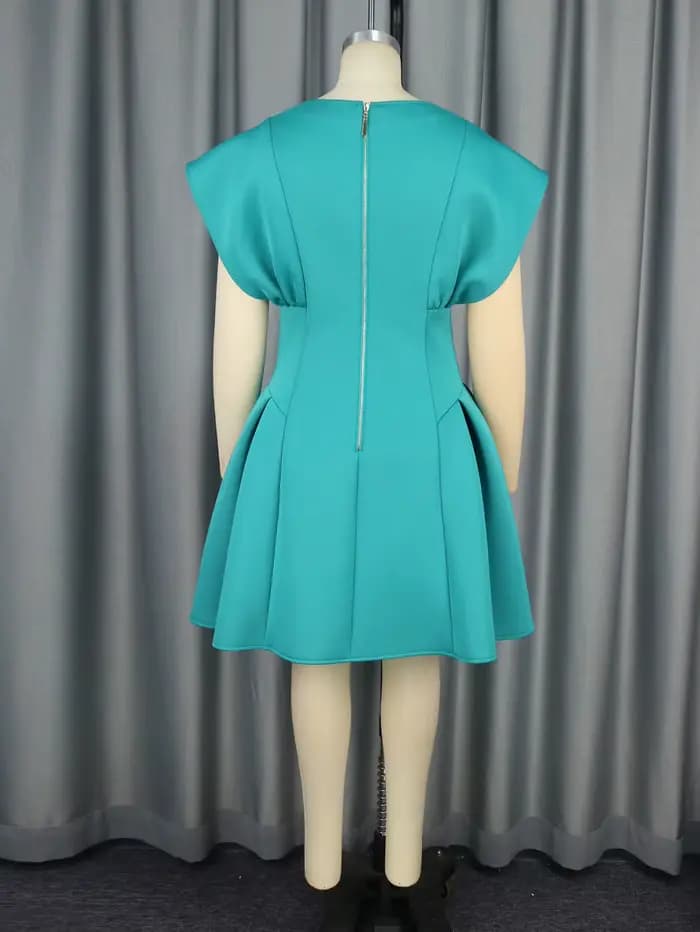 Robe fourreau à col rond pour femme