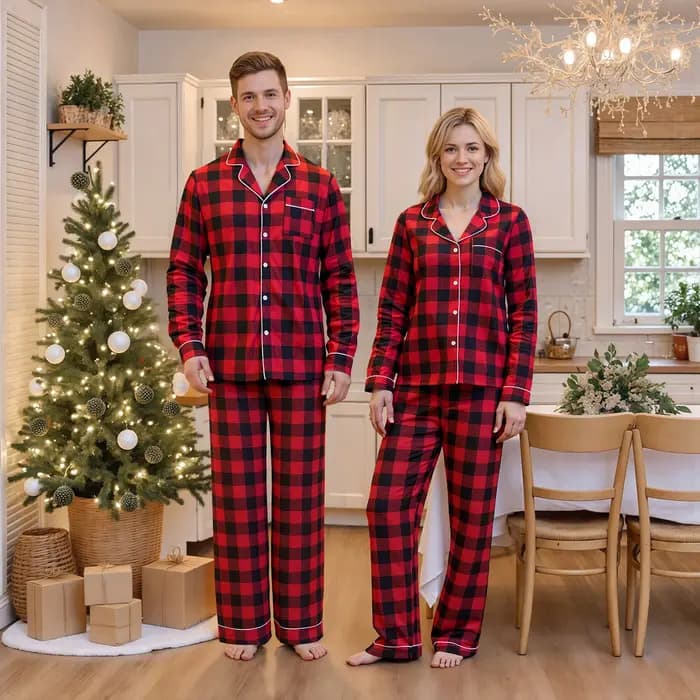 Pyjama de famille de noël