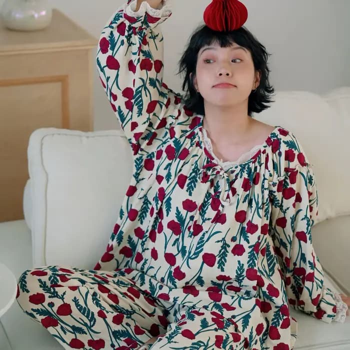 Pyjama en dentelle de qualité supérieure pour femmes