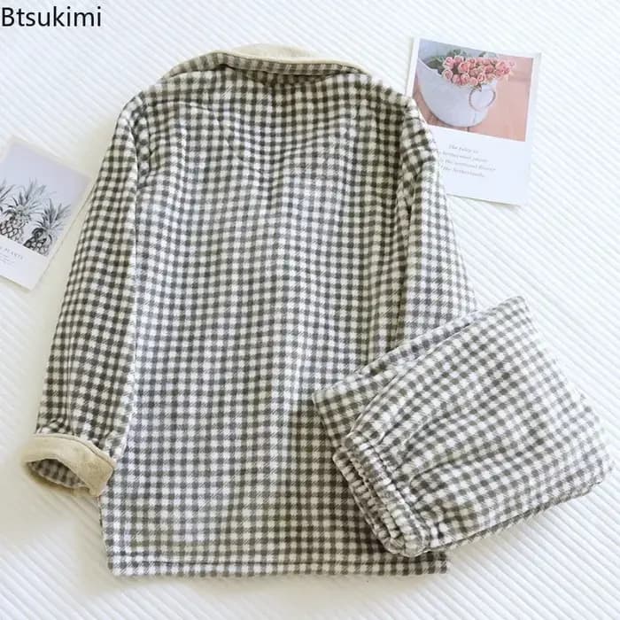 Pyjama chaud en velours pour homme