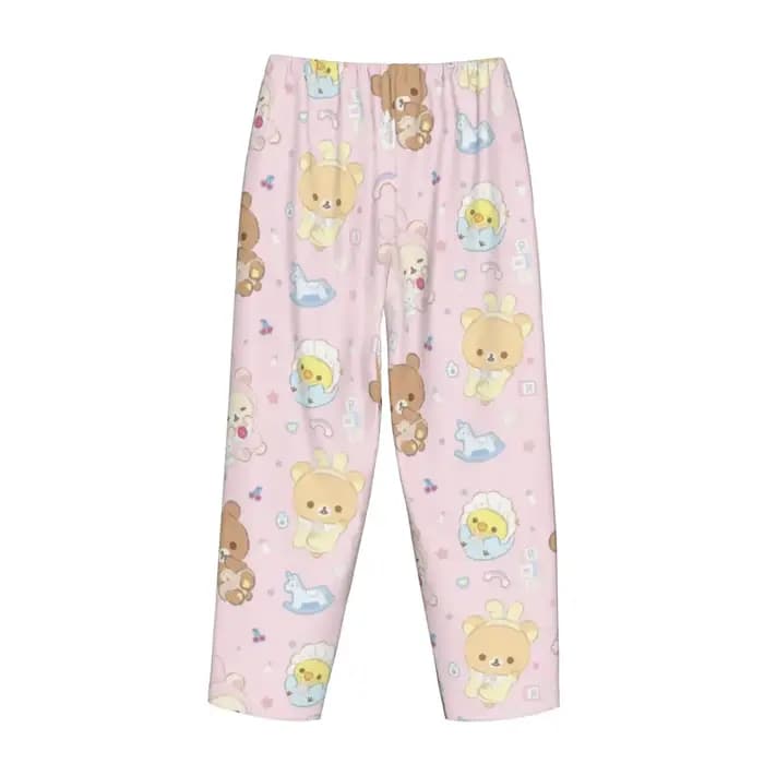Pantalon de pyjama rose Rilakkumas pour femmes