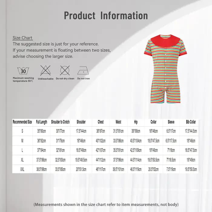 Pyjamas Combinaisons Homme Boutonnées à Rayures Manches Longues Confortables Décontractées Ajustées Sous-vêtements Adultes